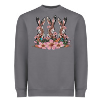 Storm rabbits with blossom flower Heavyweight Sweatshirt - Artiststas