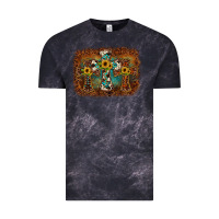 Cloud Black cross backgraund Vintage Tee - JahusDesignShop