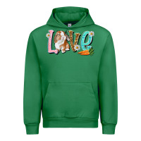 Emerald Love Easter Rabbit Easter Day Urban Hoodie - HowdyJamesFarm