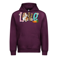 Mauve Wine Love Easter Rabbit Easter Day Urban Hoodie - HowdyJamesFarm