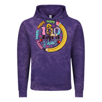 Cloud Purple happy 100 days of school Vintage Hoodie - Artiststas