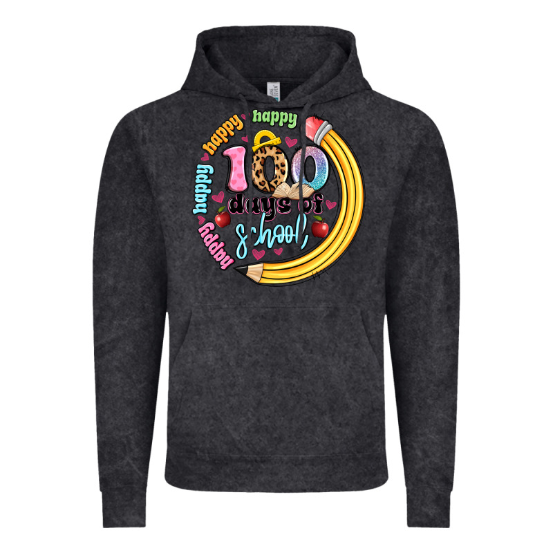 Happy 100 Days Of School Vintage Hoodie by Artiststas | Teevron