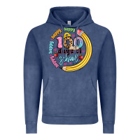 Vintage Denim happy 100 days of school Vintage Hoodie - Artiststas