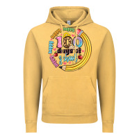 Vintage Mustard happy 100 days of school Vintage Hoodie - Artiststas