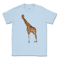Dusty Blue giraffe Classic Tee - LillyAllenDesigns