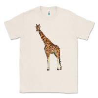 Natural giraffe Classic Tee - LillyAllenDesigns