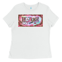 White Valentine's Day Nurse Ladies Tee - RanaPortraitStore