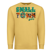 Antique Gold small town girl western windmill Premium Sweatshirt - Jasminsmagicworld