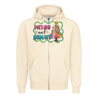 Sandshell merry and bright christmas tree Zipper Hoodie - MaliasSmallBusiness