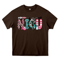 Chocolate Brown nicu Heavy Core Tee - Zillion Design Studio