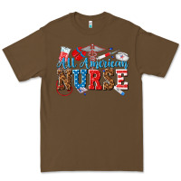 Cacao all american nurse Premium Tee - texasbilliewilder