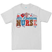 Dove Grey all american nurse Premium Tee - texasbilliewilder