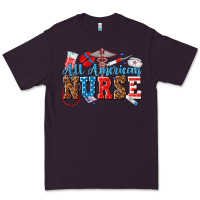 Plum all american nurse Premium Tee - texasbilliewilder