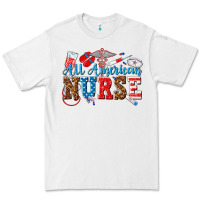 White all american nurse Premium Tee - texasbilliewilder