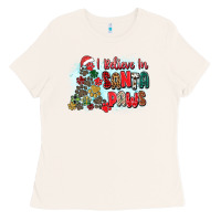 Bone i believe in santa paws Ladies Tee - Zillion Design Studio