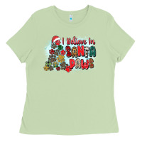 Matcha i believe in santa paws Ladies Tee - Zillion Design Studio