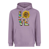 Lavender western love with sunflower Heavyweight Hoodie - Artiststas