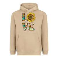 Western Love With Sunflower Heavyweight Hoodie | Teevron
