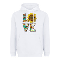White western love with sunflower Heavyweight Hoodie - Artiststas
