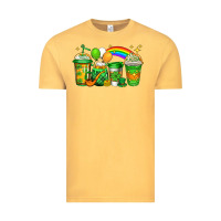 Vintage Mustard st patricks coffee Vintage Tee - Jasminsmagicworld