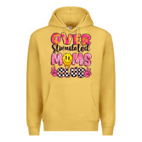Antique Gold over stimulated moms club Premium Hoodie - JahusDesignShop