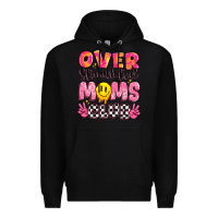 Black over stimulated moms club Premium Hoodie - JahusDesignShop