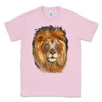 Bubblegum Pink Lion Head Classic Tee - LillyAllenDesigns