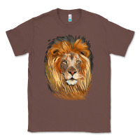 Chestnut Lion Head Classic Tee - LillyAllenDesigns