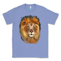 Colony Blue Lion Head Classic Tee - LillyAllenDesigns