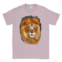 Lilac Lion Head Classic Tee - LillyAllenDesigns