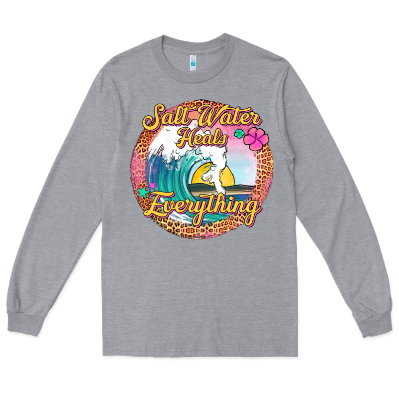 Salt Water Heals Everything Long Sleeve Tee by Jasminsmagicworld | Teevron