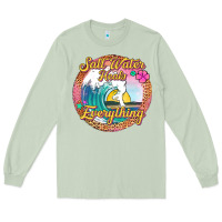 Matcha salt water heals everything Long Sleeve Tee - Jasminsmagicworld