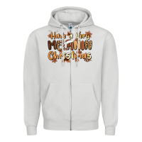 Dove Grey have a very melanin christmas Zipper Hoodie - MaliasSmallBusiness