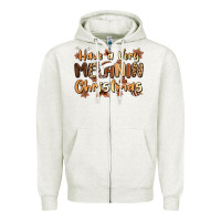Oatmeal Heather have a very melanin christmas Zipper Hoodie - MaliasSmallBusiness
