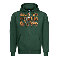 Sports Green have a very melanin christmas Zipper Hoodie - MaliasSmallBusiness