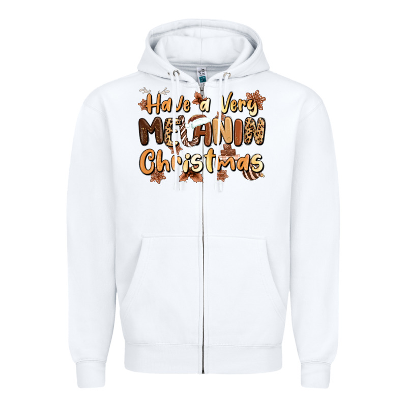 Have A Very Melanin Christmas Zipper Hoodie by MaliasSmallBusiness | Teevron