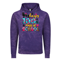Cloud Purple happy 100th days of school cat Vintage Hoodie - Artiststas