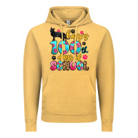 Vintage Mustard happy 100th days of school cat Vintage Hoodie - Artiststas