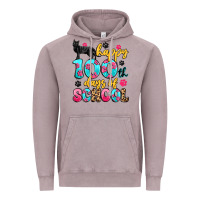 Vintage Zinc happy 100th days of school cat Vintage Hoodie - Artiststas