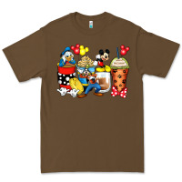 Cacao cartoon characters coffee cups Premium Tee - Zillion Design Studio
