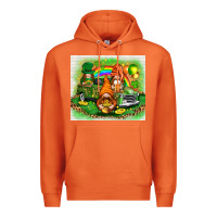 Carrot st patricks day gnomies with truck Premium Hoodie - NancyCooperArtShop