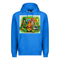 True Royal st patricks day gnomies with truck Premium Hoodie - NancyCooperArtShop