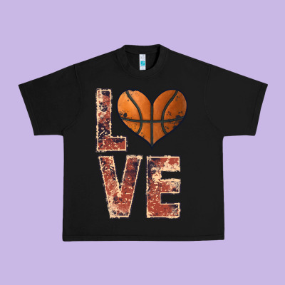 Basketball Love Urban Heavy Tee Designed By Jahusdesignshop