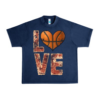 Navy basketball love Urban Heavy Tee - JahusDesignShop