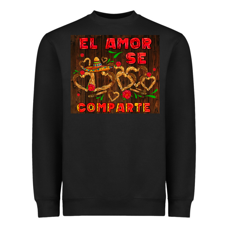 El Amor Se Comparte With Churros Heavyweight Sweatshirt by AdoDesignShop | Teevron