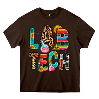 Chocolate Brown lab tech Heavy Core Tee - Zillion Design Studio