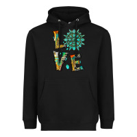 Black love with gemstone Heavyweight Hoodie - Artiststas