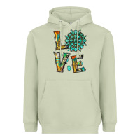 Matcha love with gemstone Heavyweight Hoodie - Artiststas