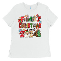 Family Christmas Crew 2024 Ladies Tee | Teevron