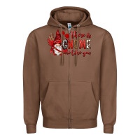 Chestnut there is gnome one like you Zipper Hoodie - NancyCooperArtShop